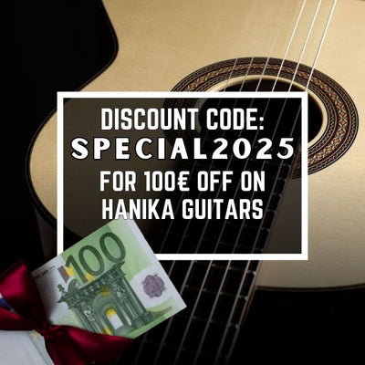 100 Euro Discount on Hanika Guitars
