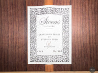 Siccas Luthiers - Craftsman Series by Stephen Eden - Lattice - Certificate thumbnail