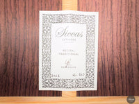 Siccas Luthiers - Recital Traditional Cedar 64 cm - Certificate thumbnail
