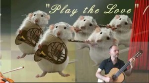guitar and mice orchestra