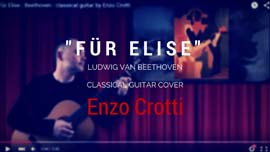Fur Elise spanish classical guitar
